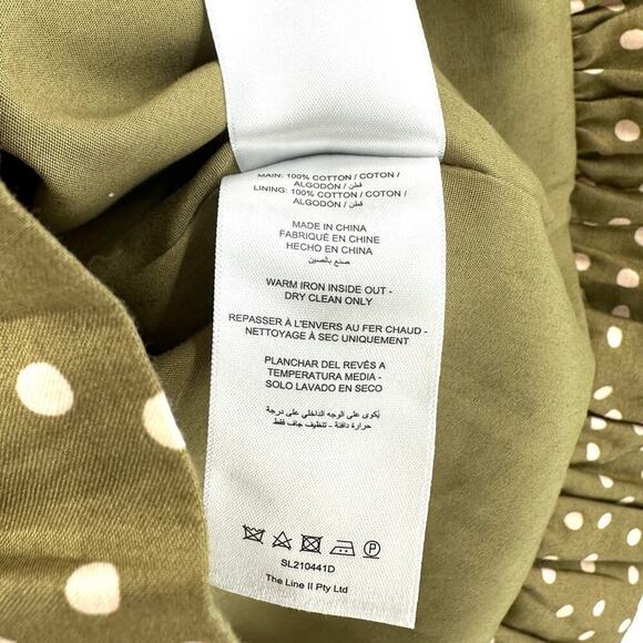 Significant Other Edie Polka Dot Cotton Mini Dress Sz 10 - Picture 10 of 13